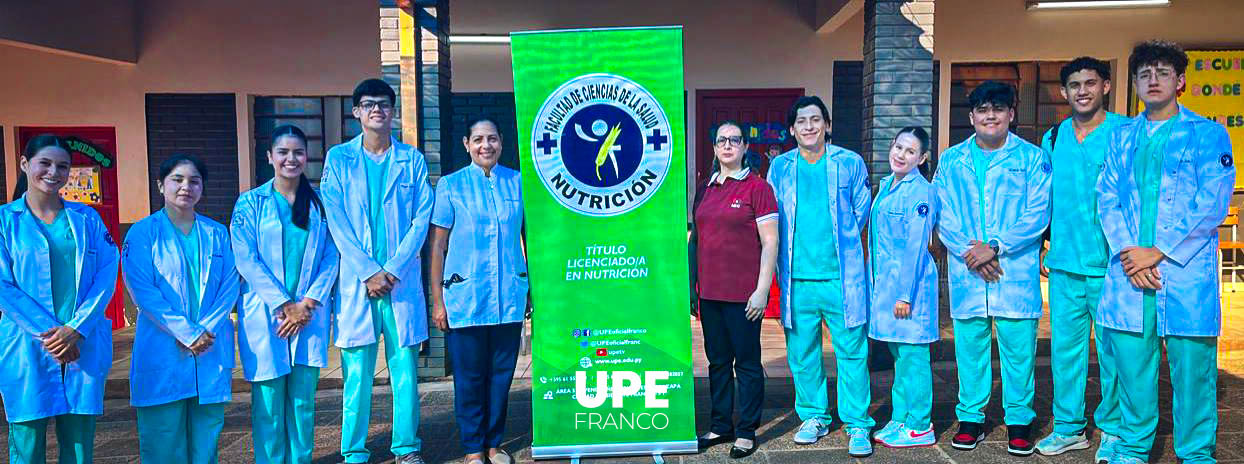 Estudiantes de Nutrición UPE realizan charla educativa en la Escuela Mariano Bobadilla